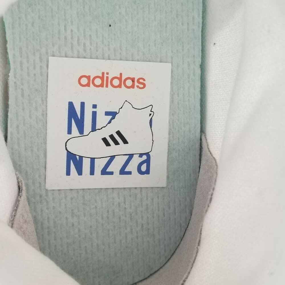 Adidas Originals Nizza Hi RF Mens‎ White Graphic Sneakers Shoes GX2712 Size 5.5 - Picture 5 of 7